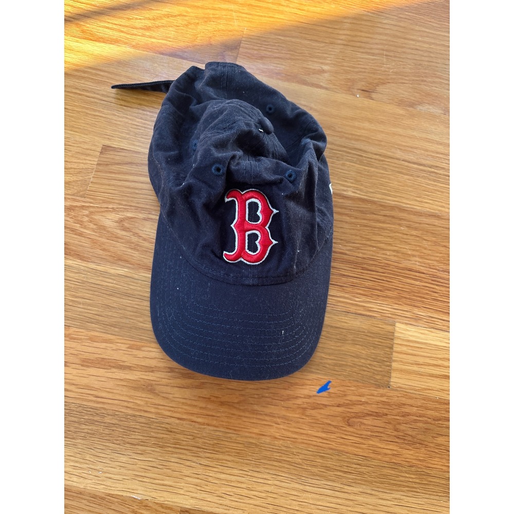 NWT New Era Boston Red Sox MLB Baseball Cap Navy Blue Adjustable Cotton
